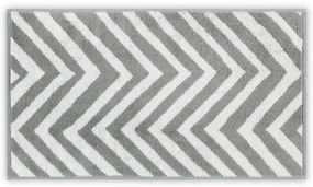 Prosop alb-gri din bumbac 33x33 cm Chevron – Foutastic