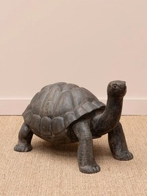 Țestoasă decorativa medie din lemn de tec, "Turtle"