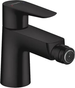 Baterie bideu Hansgrohe Talis E cu ventil Pop-Up negru mat