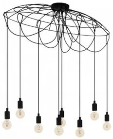 Suspensie vintage 8 becuri E27 Hogsmall 43322 Eglo