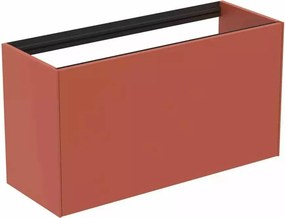 Dulap baza suspendat Ideal Standard Atelier Conca 1 sertar 100 rosu - oranj mat
