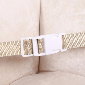 Balansoar leneș cu centură de siguranță, maro Spielwerk