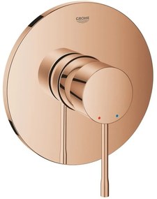 Grohe Essence Baterie dus monocomanda incastrata, cupru (warm sunset)