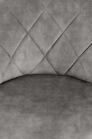 Scaun de bar H101 velvet gri