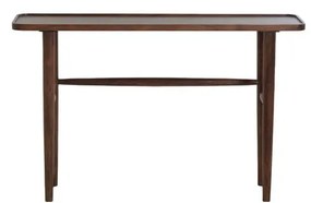 Masă consolă maro din lemn masiv de acacia 30x120 cm Qiano – Light &amp; Living