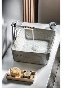 Sapho - Lavoar pentru blat DALMA, 47,5 x 37,5 cm, ceramică/gri