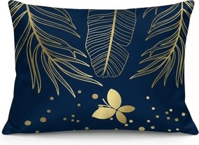Fața de pernă din microfibra VISATA 70x90 cm, neagra