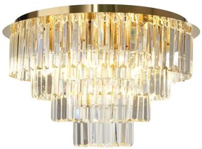 Plafonieră MILANO 9xE14/40W/230V auriu