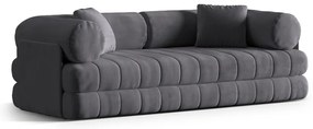 Canapea extensibila 3 locuri Kemi catifea L206 cm