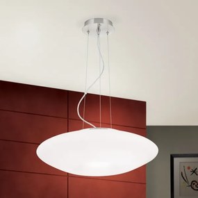 Lustră pe cablu Orion HL 6-1559/2 BLANC 2xE27/60W/230V d. 49 cm crom mat
