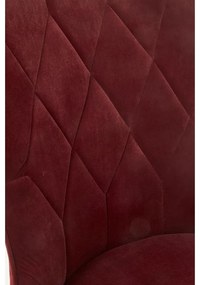 Scaun de bucaterie Rilla, visiniu / negru