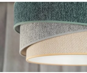 Duolla-Lustră pe cablu KOBO ECO REC. 1xE27/15W/230V d. 45 cm verde/gri/crem