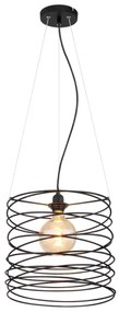 Globo 15640H - Pendul pe cablu TILLY 1xE27/60W/230V negru