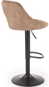 Scaun de bar 106x47 cm negru/maro