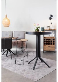 Scaun de bar în culoare naturală din lemn de tec (înălțime șezut 76 cm) Tangle – White Label