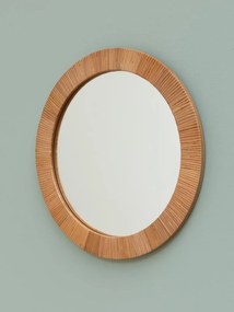 Oglinda rotunda din rattan , diametru 50 cm, " Rita "