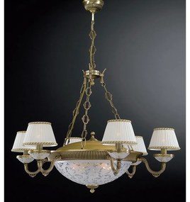 Candelabru din alama 6 brate design italian 10L 6402