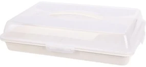 Tavă de servire cu capac EH 44 x 31 x 10 cm, alb