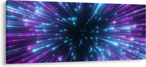 Tablou - Spațiu neon (120x50 cm)