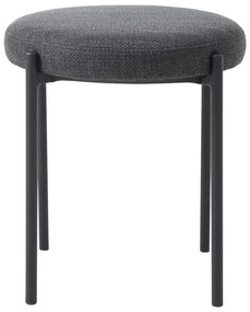 Scaun gri închis din metal Pelican – Unique Furniture