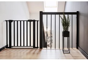 Barieră de siguranță KINDERKRAFT LOCK&GO 75-103 cm negru