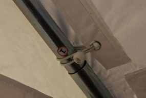 Cort pentru petreceri în grădină 4 × 3 m - prelată PVC 400 g