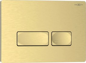 Mexen Tex 04 buton de spălare, auriu periat - 6104-11