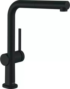 Baterie bucatarie cu dus extractibil Hansgrohe Talis M54 270 cu 1 jet pentru incalzitoare cu presiune scazuta finisaj negru mat