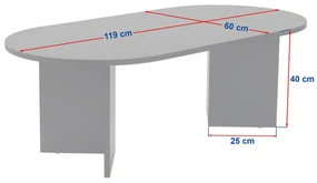 Masă de cafea Sable Travertine