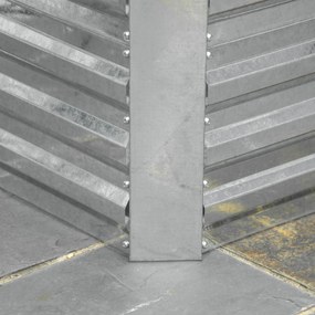 Outsunny Pat de grădină în formă de potager dreptunghiular cu tuburi de armare din oțel galvanizat 180 x 90 x 59 cm | Aosom Romania