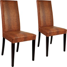 Set 2 scaune Java camel 47/57/99 cm