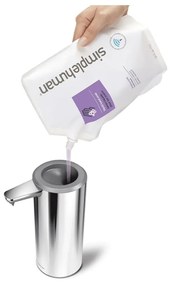 Dispenser de săpun cu senzor din oțel argintiu 266 ml - simplehuman