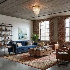 Lustră aplicată CARLTON 12xE14/40W/230V auriu Ideal Lux