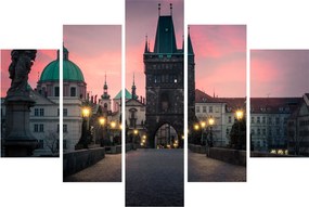 Tablou - Pe podul lui Carol,Praga (150x105 cm)