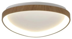 Plafoniera LED cu telecomanda NISEKO II Triangular Wood 50W