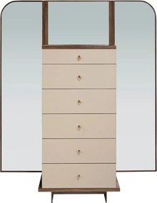 Comoda cu oglinda, sertar cu spatiu pentru ceasuri si bijuterii Chiffonier