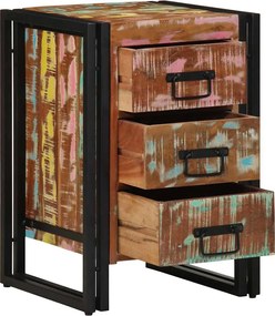 vidaXL Dulap de noapte cu sertar 40 x 40 x 59 cm Lemn recuperat masiv