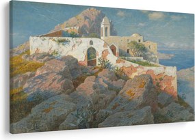 Tablou - William Stanley Haseltine, Santa Maria a Cetrella, Anacapri, reproducere (90x60 cm)