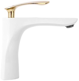 Baterie Orbit alb/auriu H17 cm
