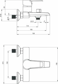 Robinet cada din seria Corio BFC_010M