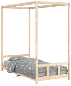 834522 vidaXL Cadru pat pentru copii, 90x200 cm, lemn masiv de pin