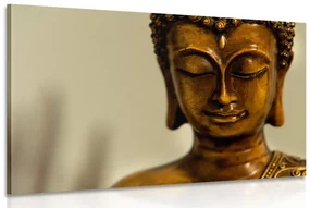 Tablou cap de Buddha din brondz