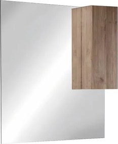 Dulap cu oglinda maro natur LC Mobili Italia Jupiter 80x110 cm