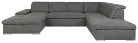 Colțar Boston 400Cutie de pat, 328x215x80cm, 178 kg, Picioare: Metal