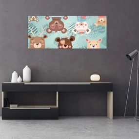 Tablou - Ursuleții veseli (120x50 cm)