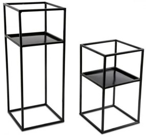 Suport pentru flori 40x24 cm, negru