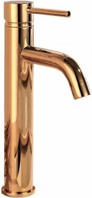Baterie inalta lavoar Rea Lungo rose gold