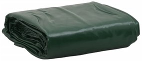 vidaXL Prelată, verde, 1x2,5 m, 650 g/m²