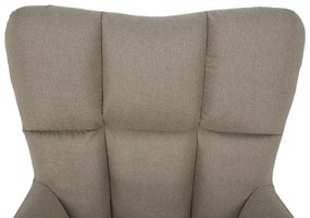 Scaun pivotant design cu bază, bej / negru, KOMODO TIP 2
