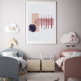 Poster - Abstracție pictată (A4)